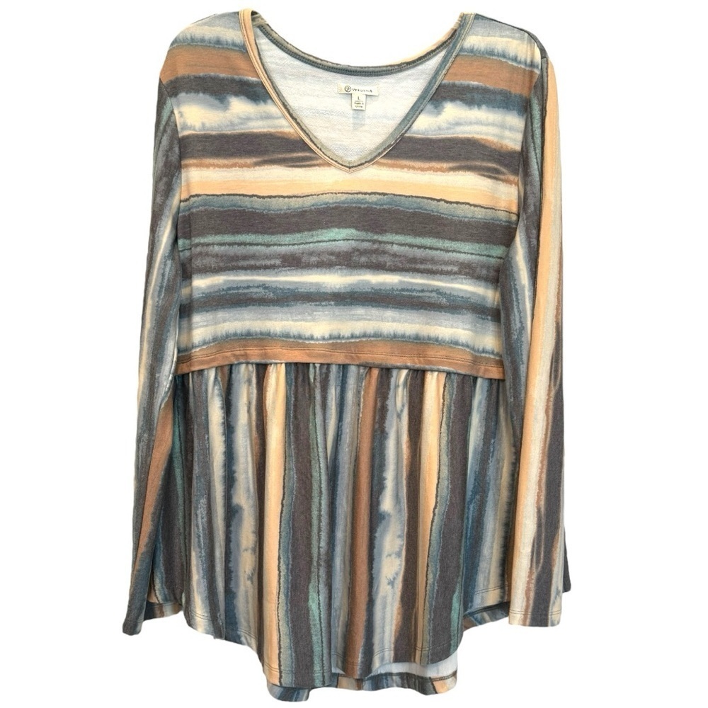 Versona Size Large Multi Color Tunic NWOT